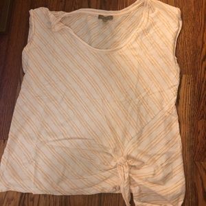 Lilla P Yellow striped top